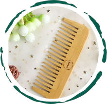Load image into Gallery viewer, All-Natural Bamboo Hair Comb
