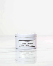 Load image into Gallery viewer, Amber + Tonka Scent Coconut Wax Candle
