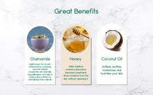 Load image into Gallery viewer, Renewing Soap Bar. Chamomile, Honey, and Coconut Oil.
