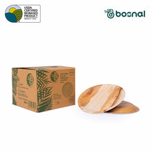 Load image into Gallery viewer, Bosnal - Palm Leaf Biodegradable Plates, 6 inch, Round
