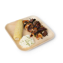 Load image into Gallery viewer, Palm Leaf Square Plates 10&quot; Inch (Set of 25/50/100)
