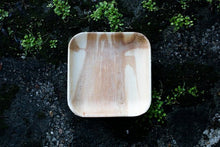 Load image into Gallery viewer, Palm Leaf Square Plates 7&quot; Inch (Set of 100/50/25)
