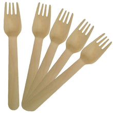 Load image into Gallery viewer, Wooden Disposable Forks
