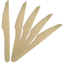 Load image into Gallery viewer, Wooden Disposable Knives
