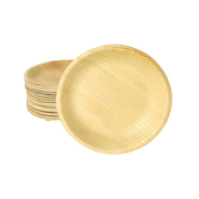 Load image into Gallery viewer, Palm Leaf Plates Round 4&quot; Inch (Set of 50/100/200)
