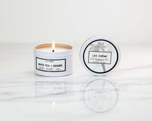 Load image into Gallery viewer, White Tea + Ginger Scent Coconut Wax Candle

