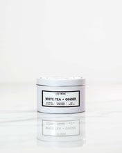 Load image into Gallery viewer, White Tea + Ginger Scent Coconut Wax Candle
