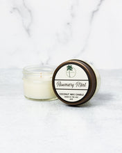 Load image into Gallery viewer, Rosemary Mint Scent Coconut Wax Candle
